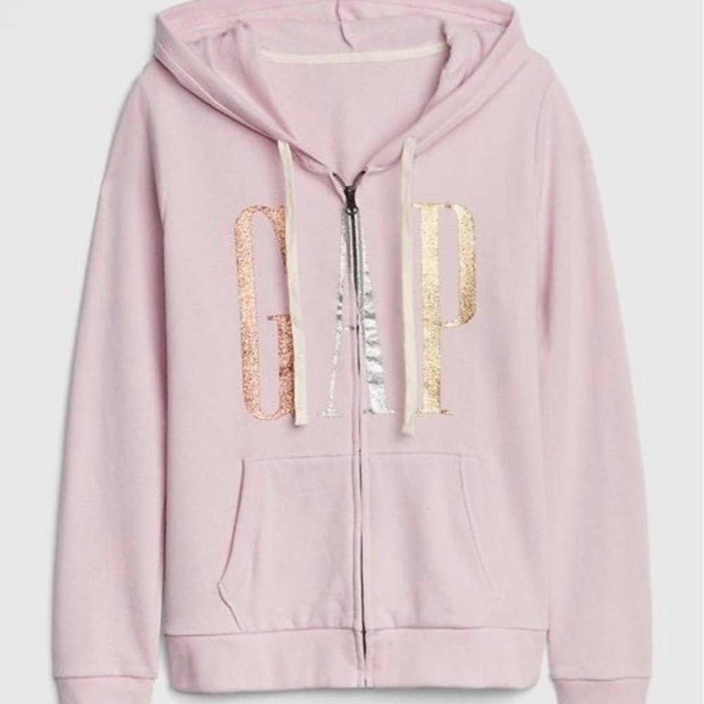 NWOT GAP logo pink sweater